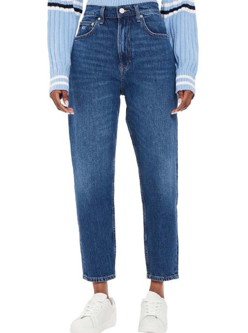 Jeans Mom Tommy Hilfiger Azuis para Mulher DW0DW19244 - Kiabi Jeans Mom Tommy Hilfiger Azuis para Mulher DW0DW19244 - Kiabi