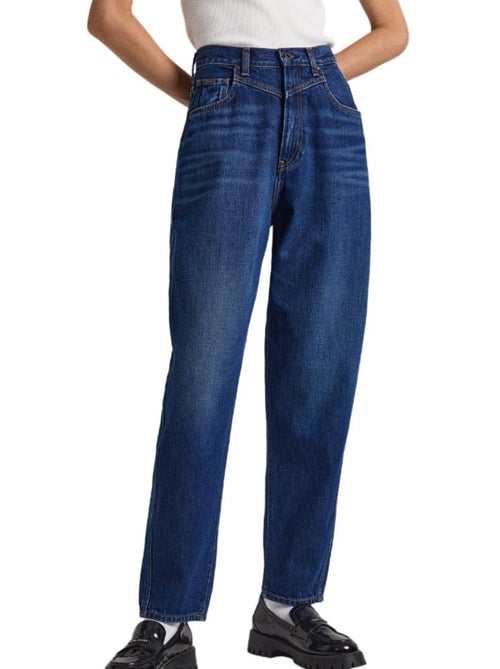 Jeans Paper Bag Azuis para Mulher Pepe Jeans Rachel - Kiabi