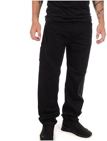 Jeans pretos masculinos kaporal roxe