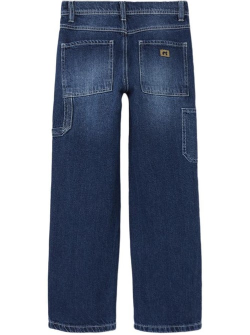 Jeans Regular Azul Escuro para Menina Name it Straight 5950 - Kiabi Jeans Regular Azul Escuro para Menina Name it Straight 5950 - Kiabi