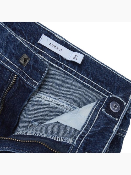 Jeans Regular Azul Escuro para Menina Name it Straight 5950 - Kiabi