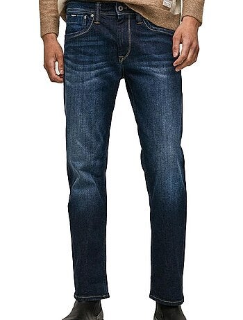 Jeans Regular Fit Azul Escuro para Homem Pepe Jeans Kingston