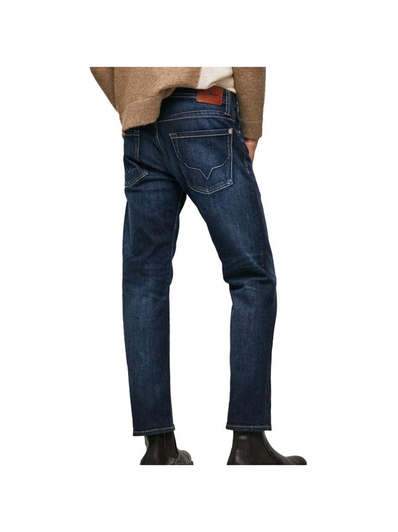 Jeans Regular Fit Azul Escuro para Homem Pepe Jeans Kingston Azul - Kiabi