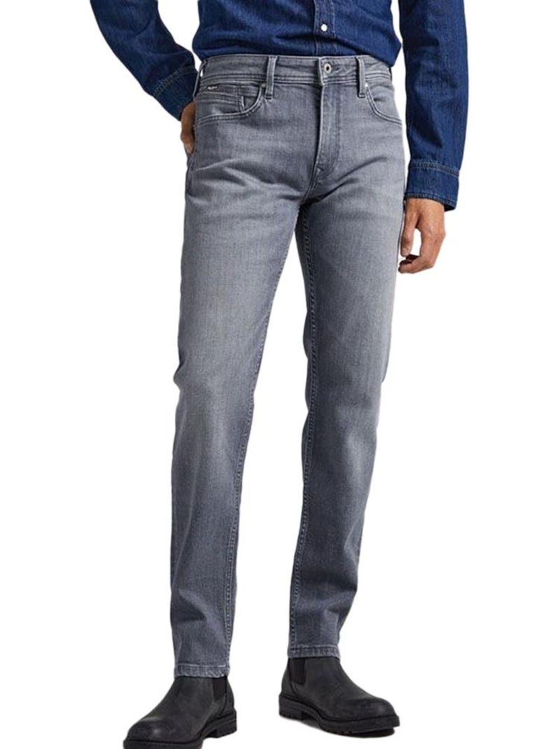 Jeans Regular Fit Cinzento para Homem Pepe Jeans PM206323UG44 Cinza-prateado - Kiabi