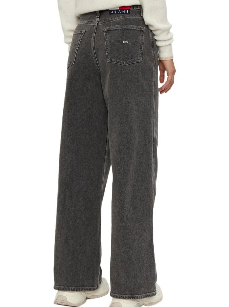 Jeans Regular Tommy Hilfiger Claire Cinzento para Mulher Cinza-prateado - Kiabi