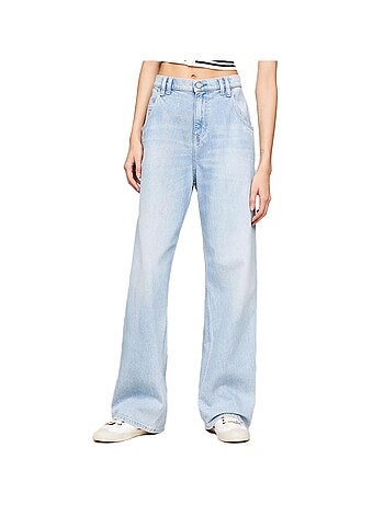 Jeans regular tommy hilfiger daisy azul para mulher