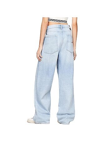 Jeans regular tommy hilfiger daisy azul para mulher