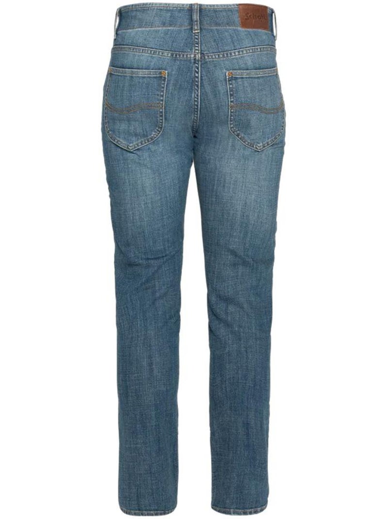 Jeans reto azul escuro para homem schott trd196832 Azul-jeans - Kiabi