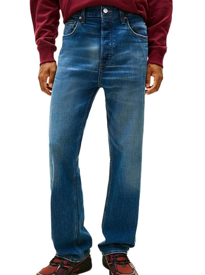 Jeans Reto Azul Masculino Tommy Hilfiger Otis Regular Azul - Kiabi