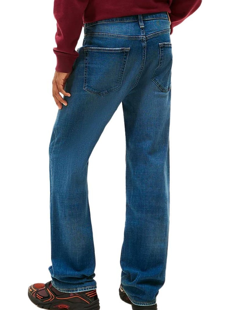 Jeans Reto Azul Masculino Tommy Hilfiger Otis Regular Azul - Kiabi