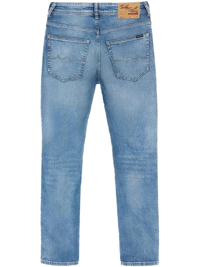 Jeans reto azul para homem teddy smith 10117266dl34 Azul - Kiabi