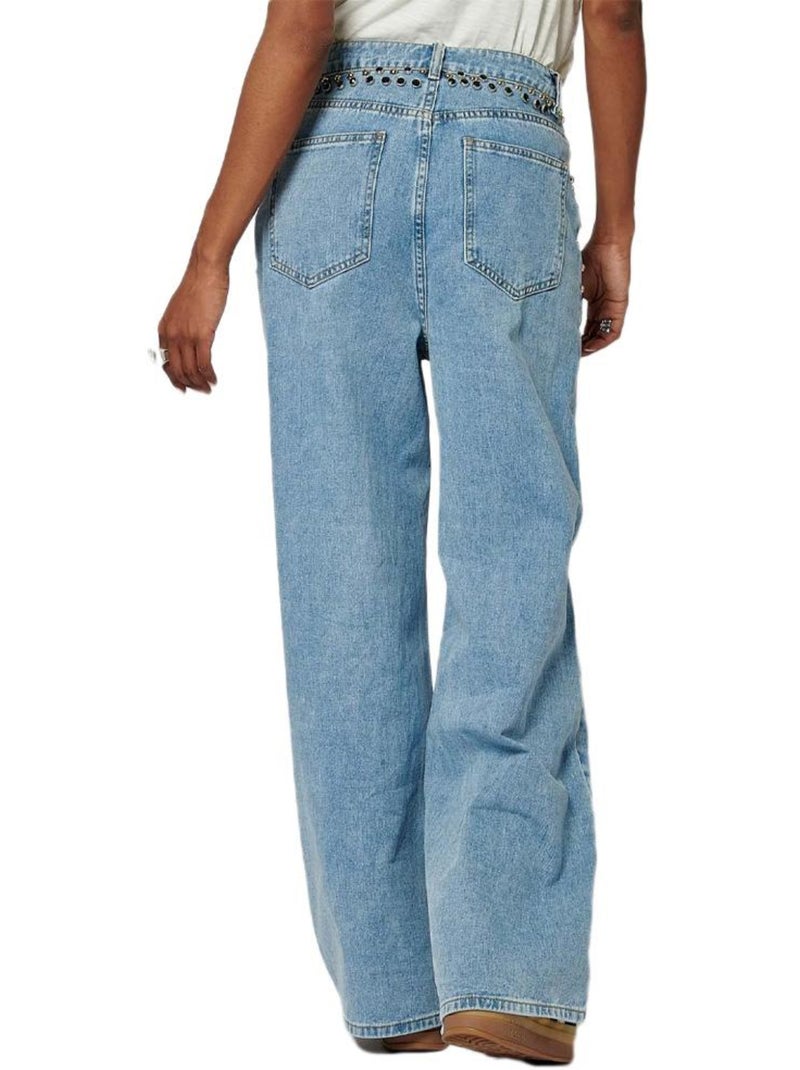 Jeans Reto Azul para Mulher Kaporal SONG Azul - Kiabi