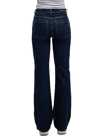 Jeans retos azuis teddy smith diams para mulher