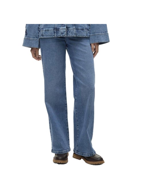 Jeans Retos Azuis Vero Moda Kathy para Mulher - Kiabi Jeans Retos Azuis Vero Moda Kathy para Mulher - Kiabi