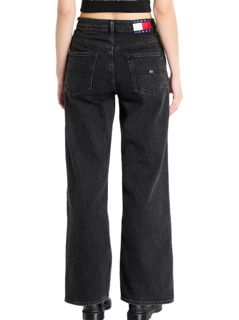 Jeans Retos Femininos Tommy Hilfiger Ryan Pretos Preto - Kiabi