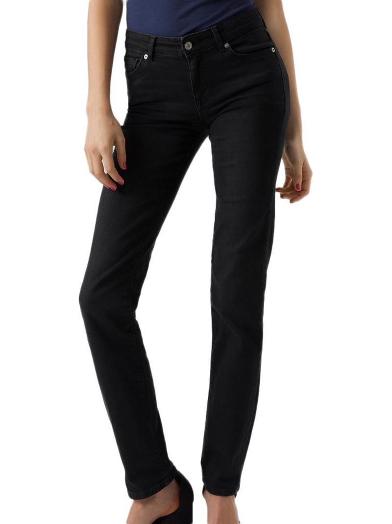Jeans Retos Pretos para Mulher Vero Moda 10284791 Preto - Kiabi