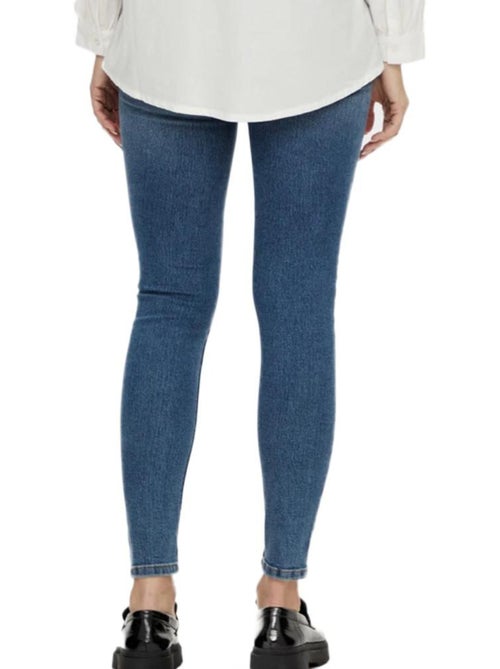 Jeans Skinny Azuis Mamalicious Lamy para Mulher - Kiabi Jeans Skinny Azuis Mamalicious Lamy para Mulher - Kiabi