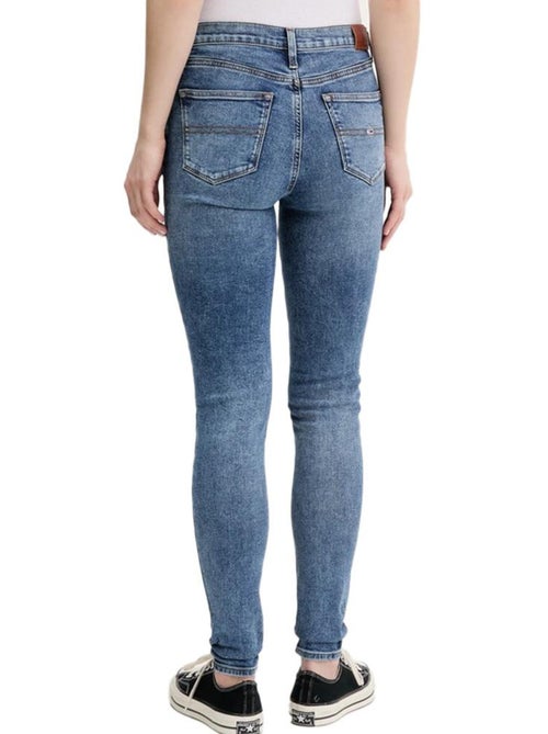 Jeans Skinny Azuis Tommy Hilfiger Nora para Mulher - Kiabi Jeans Skinny Azuis Tommy Hilfiger Nora para Mulher - Kiabi