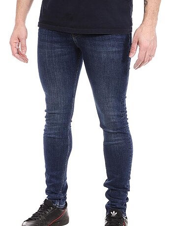 Jeans Skinny Azul Escuro para Homem Teddy Smith Flash