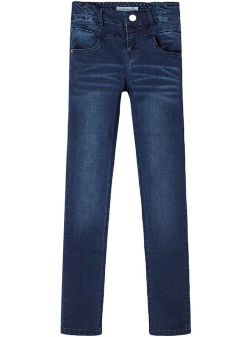 Jeans Skinny Azul Escuro para Menina Name It Mtrilla - Kiabi Jeans Skinny Azul Escuro para Menina Name It Mtrilla - Kiabi