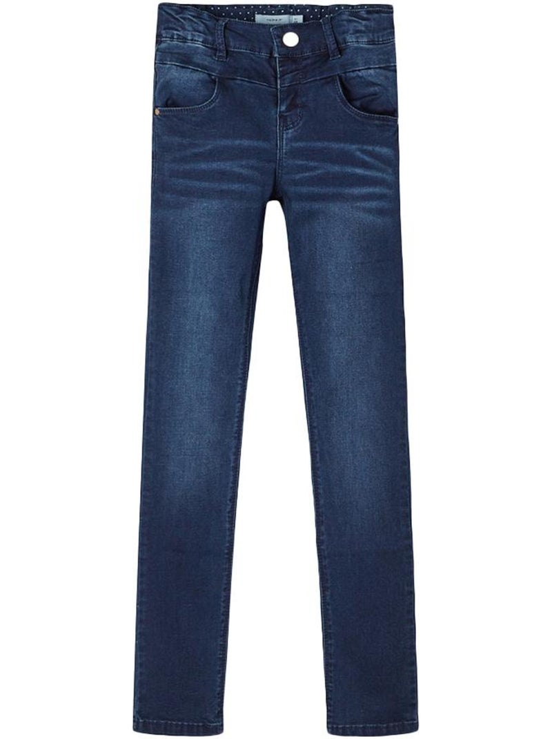 Jeans Skinny Azul Escuro para Menina Name It Mtrilla Azul - Kiabi