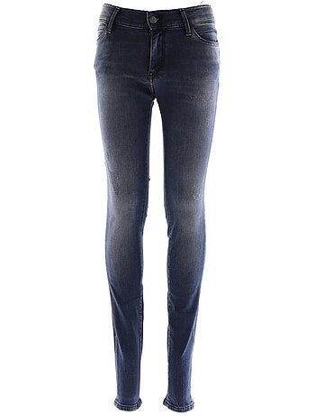 Jeans Skinny Azul Lavado Teddy Smith AVA para Mulher