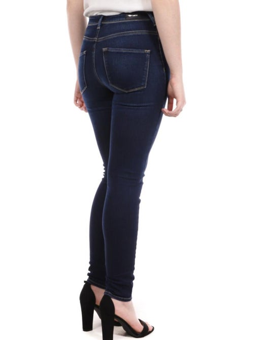 Jeans Skinny Azul Teddy Smith The Jeg High para Mulher - Kiabi Jeans Skinny Azul Teddy Smith The Jeg High para Mulher - Kiabi