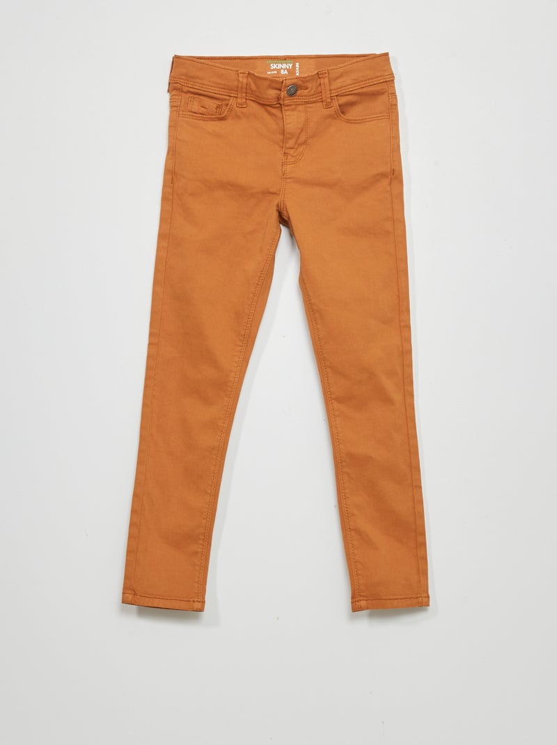 Jeans skinny de 5 bolsos AMARELO - Kiabi