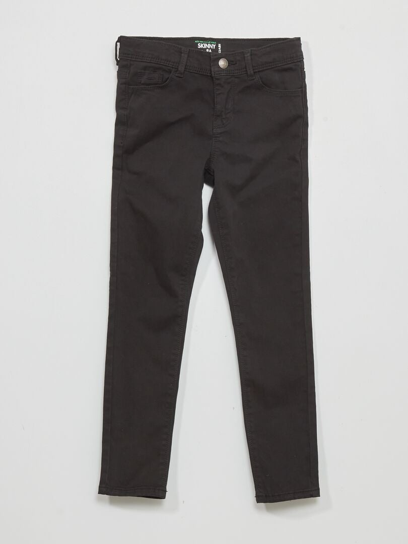 Jeans skinny de 5 bolsos Preto - Kiabi