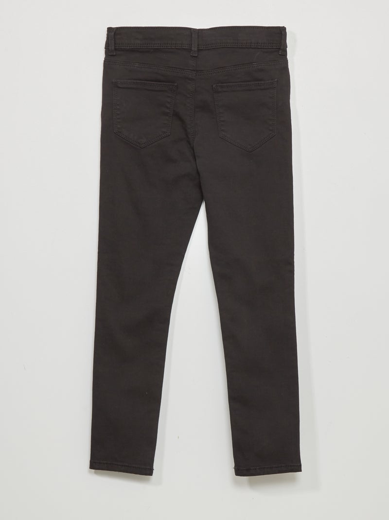 Jeans skinny de 5 bolsos Preto - Kiabi