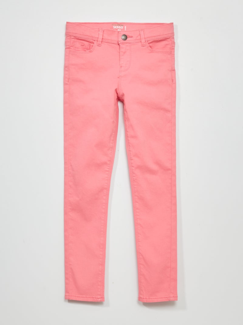 Jeans skinny de 5 bolsos Rosa - Kiabi