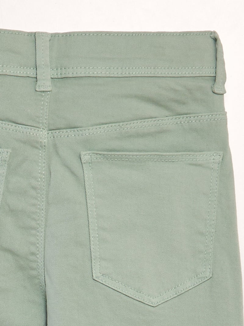Jeans skinny de 5 bolsos VERDE - Kiabi