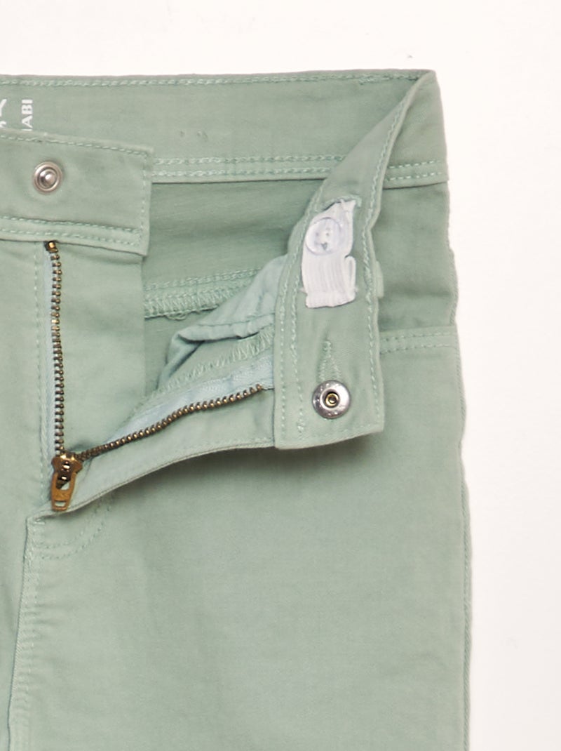 Jeans skinny de 5 bolsos VERDE - Kiabi