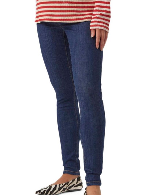 Jeans Skinny de Ganga Escura para Mulher Mamalicious Cilia - Kiabi Jeans Skinny de Ganga Escura para Mulher Mamalicious Cilia - Kiabi