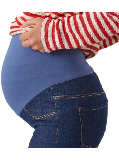 Jeans Skinny de Ganga Escura para Mulher Mamalicious Cilia - Kiabi Jeans Skinny de Ganga Escura para Mulher Mamalicious Cilia - Kiabi