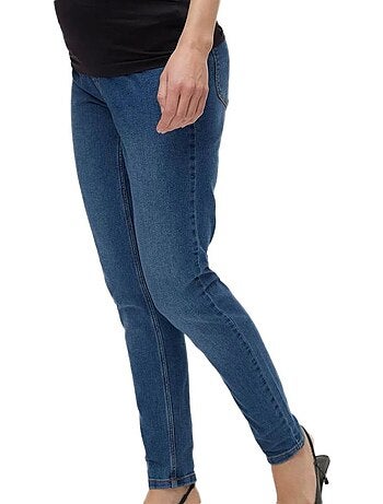 Jeans Skinny de Gravidez Azuis para Mulher Mamalicious Mecho