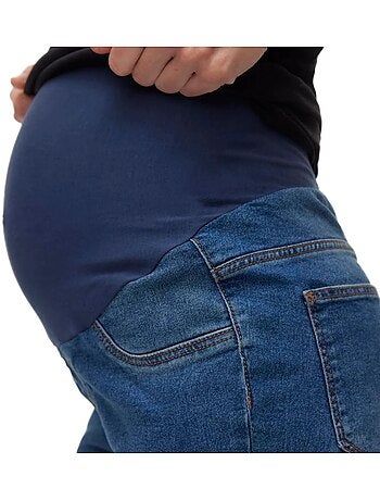 Jeans Skinny de Gravidez Azuis para Mulher Mamalicious Mecho