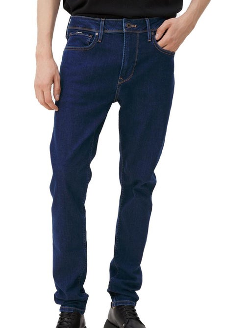 Jeans skinny fit azul escuro para homem pepe jeans - Kiabi