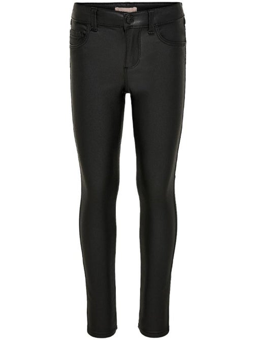Jeans Skinny Pretos com Revestimento para Menina Pim 15210750 - Kiabi Jeans Skinny Pretos com Revestimento para Menina Pim 15210750 - Kiabi