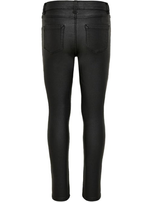 Jeans Skinny Pretos com Revestimento para Menina Pim 15210750 - Kiabi Jeans Skinny Pretos com Revestimento para Menina Pim 15210750 - Kiabi