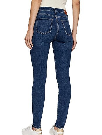 Jeans skinny tommy hilfiger como azul escuro para mulher