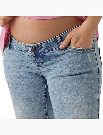 Jeans Slim Azuis de Grávida Mamalicious Barka
