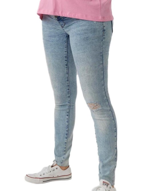 Jeans Slim Azuis de Grávida Mamalicious Barka - Kiabi