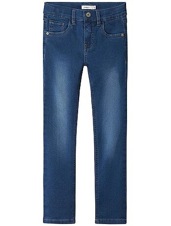 Jeans slim azuis para menina name it theo