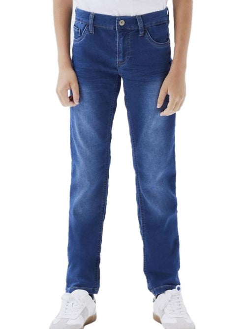 Jeans Slim Azuis para Menina Name it Theo - Kiabi Jeans Slim Azuis para Menina Name it Theo - Kiabi