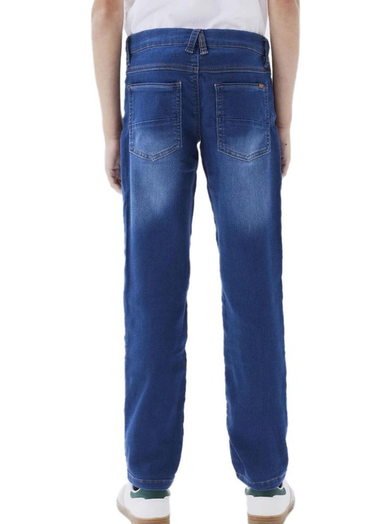 Jeans Slim Azuis para Menina Name it Theo Azul - Kiabi