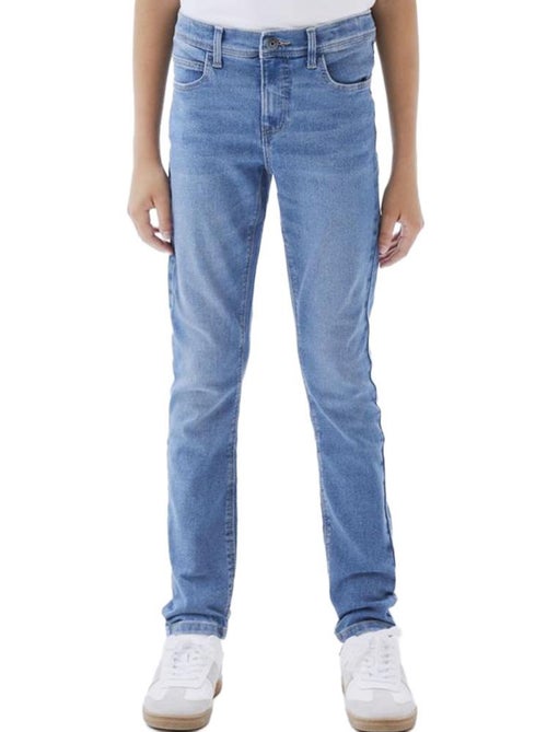 Jeans Slim Azuis para Menina Name It Theos - Kiabi