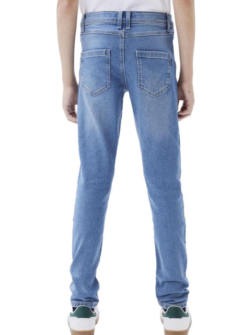 Jeans Slim Azuis para Menina Name It Theos Azul - Kiabi