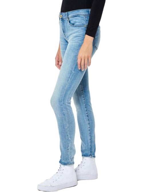 Jeans Slim Azul Claro Kaporal LOCKK para Mulher - Kiabi Jeans Slim Azul Claro Kaporal LOCKK para Mulher - Kiabi