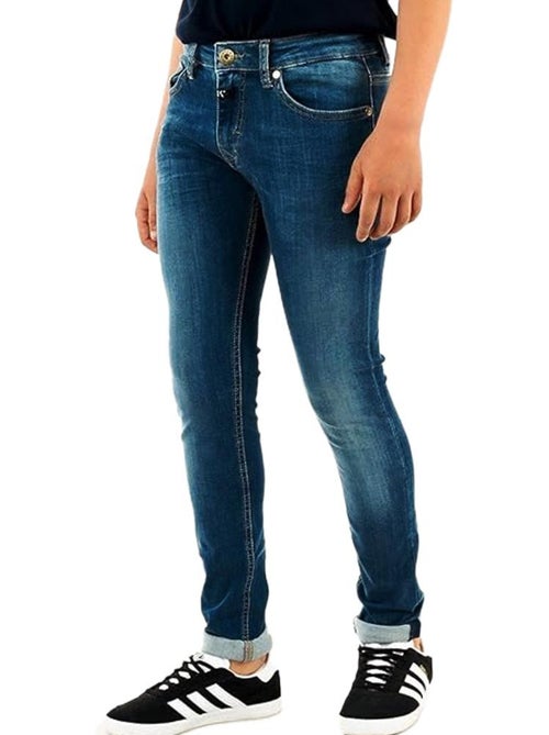 Jeans Slim Azul Escuro para Menino Kaporal Vozh - Kiabi Jeans Slim Azul Escuro para Menino Kaporal Vozh - Kiabi